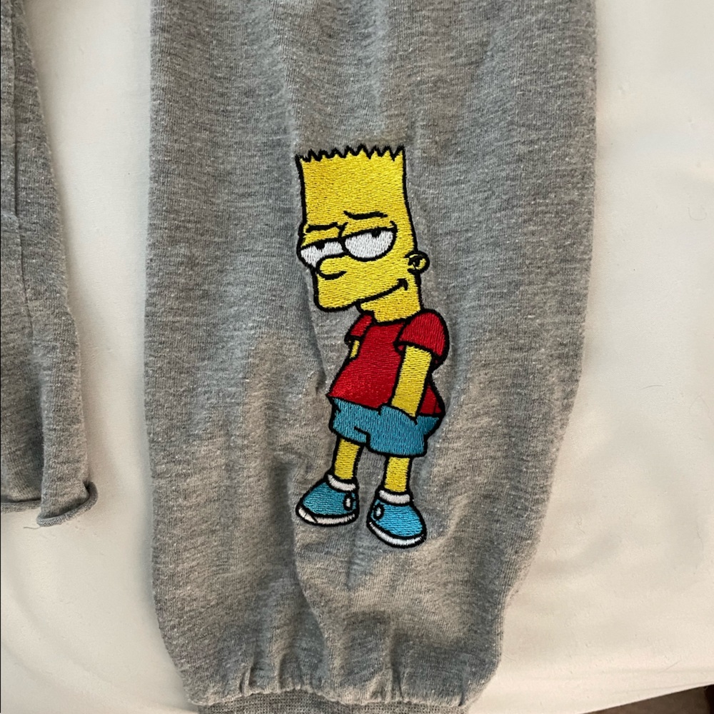 The Simpsons Embroidery Long Sleeve T-Shirt, woman’s size small.
